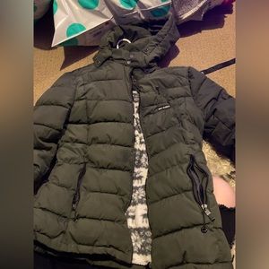 Green XL Winter coat